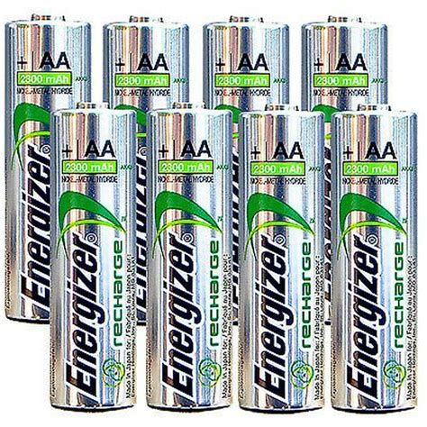 Energizer Aa Rechargeable Batteries Nimh 2300 Mah 12v Nh15 8 Count