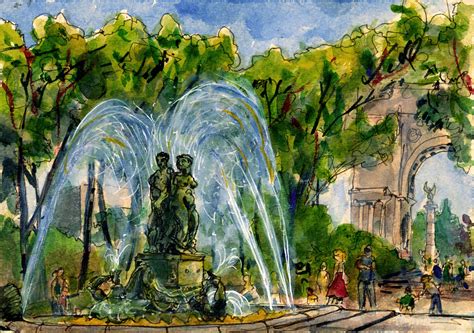 Newspaper publisher joseph pulitzer bequeathed $50,000 for the fountain's construction upon his death in 1911., pulitzer fountain grand. Bailey Fountain, Grand Army Plaza | Urban Sketchers