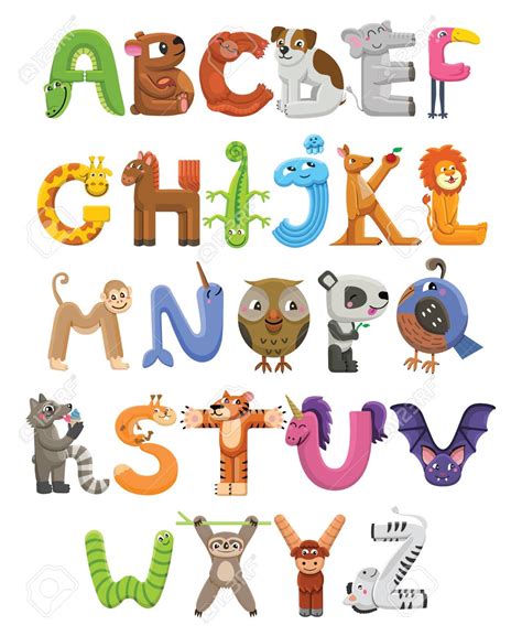 Animal Alphabet Letters Clip Art 20 Free Cliparts Download Images On