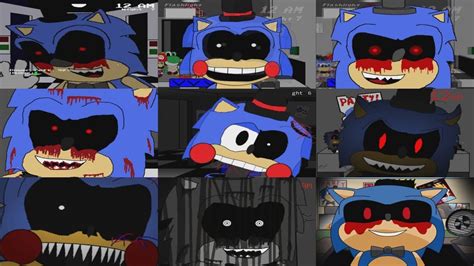Five Night At Sonics 1 Maniac Mania All Jumpscare Extra Youtube