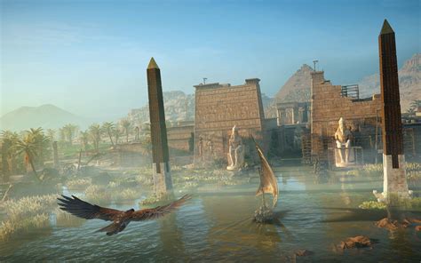 Assassins Creed Origins Egypt Pyramids Wallpaper 14 Visualização