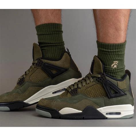 Air Jordan 4 Craft Medium Olive Fb9927 200 Nice Kicks