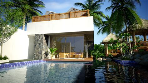Namun, tentu desain yang kekinian tidak semuanya bisa membuat kita 14. Bali Agung Property: Download Kumpulan Desain Tropical Villa