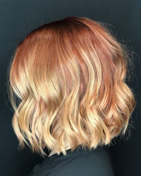 21 ways to get strawberry blonde hair in 2020 ombre bob hair blonde ombre hair brown ombre