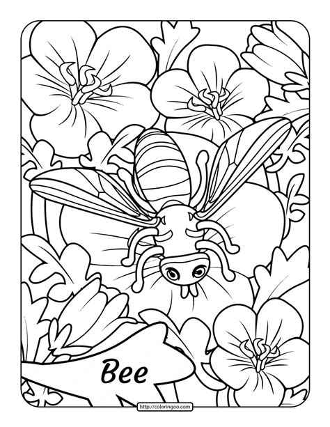 10 Bee Coloring Pages Ideas Coloring Pages Bee Coloring Pages Bee Images