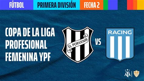 El Porvenir VS Racing EN VIVO Fecha 2 Zona B Copa YPF 2023