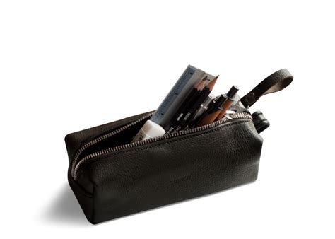 Leather Pencil Case Black - Convoy Co. | Leather pencil case, Pencil case, Stationery essentials