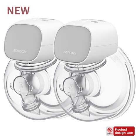 momcozy double wearable breast pump s9 pro hands free breast pump electric 24mm gray