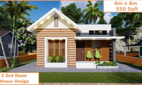 550sq Ft 2bhk Modern And Beautiful Single Storey Housedesign
