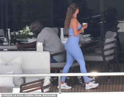 michael jordan relaxes on his yacht in sardinia with his wife yvette prieto as they enjoy some