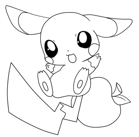 Pin By Soulbearingquotes On Color My World Pikachu Coloring Page