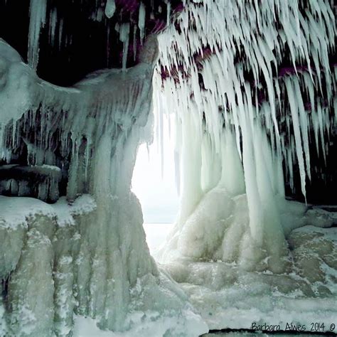 Travel Trip Journey Ice Cave Of Lake Superior