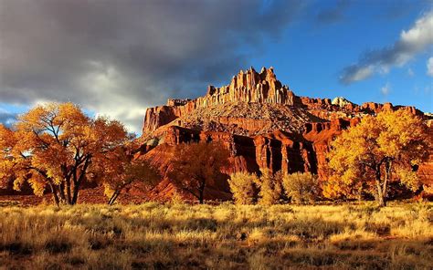 Autumn Rock Canyon Autumn Landscape Usa Hd Wallpaper Peakpx