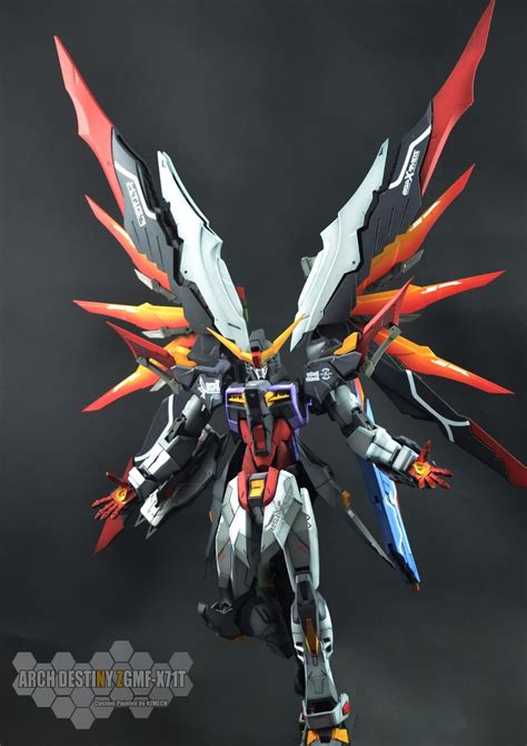 1100 Arch Destiny Gundam Painted Build Modeled By N2mech Arte Gundam