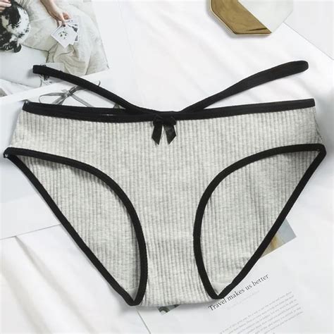 Women Panties Comfort Cotton Underwear Sexy Seamless Panty Briefs Breathable Low Waist Sexy