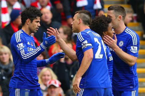 liverpool 1 chelsea 2 diego costa hits second half winner as blues come from behind to maintain