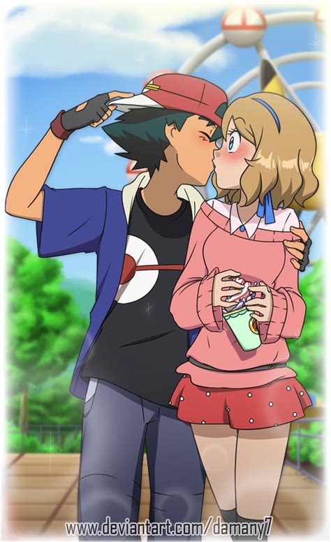 Amourcanonweek Beso Principal By Damany7 On Deviantart Pokemon Ash