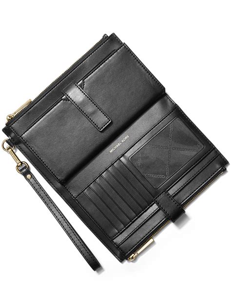 Adele Leather Smartphone Wallet In Multi Brown Michael Kors Factory54