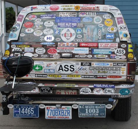How to apply a new bumper sticker. Bumper Stickers | Outer Banks | Beach | Fishing