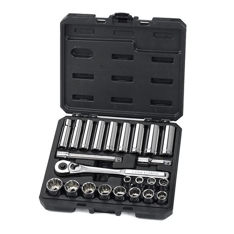 Craftsman 24 Pc 12 Drive Socket Wrench Set With 84 Tooth Ratchet