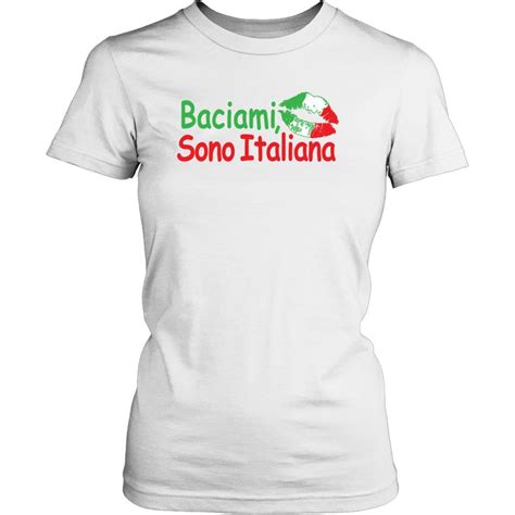 kiss me i m italian ii shirt ladies tee shirts womens shirts t shirt