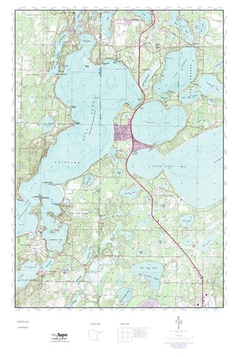 Mytopo Gull Lake Minnesota Usgs Quad Topo Map