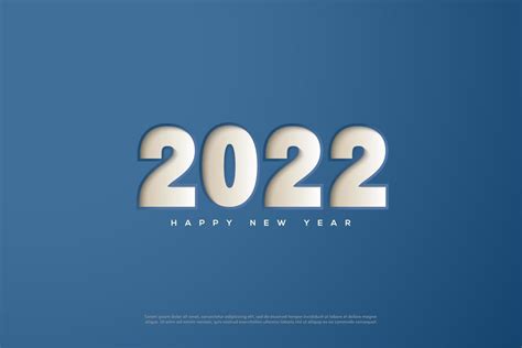 2022 New Year With A Simple Design 2974582 Vector Art At Vecteezy