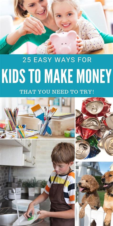 25 Easy Ways For Kids To Make Money Fast Passion For