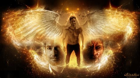 Lucifer Morningstar Shirtless With Wings Pin By Ddancergirl5678