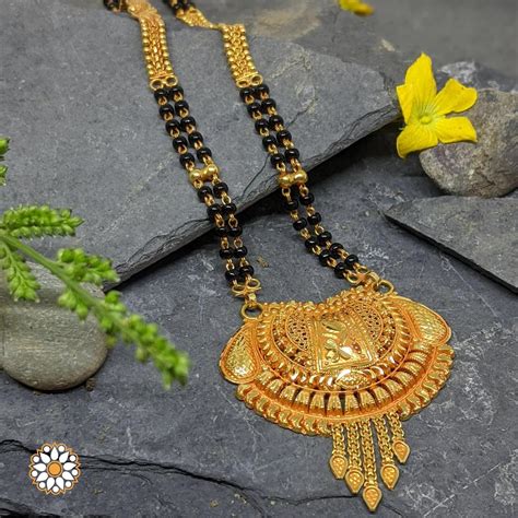 Long Traditional Gold Mangalsutra Ph