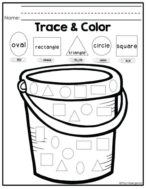Preschool Tracing Pages ⋆ Coloringrocks