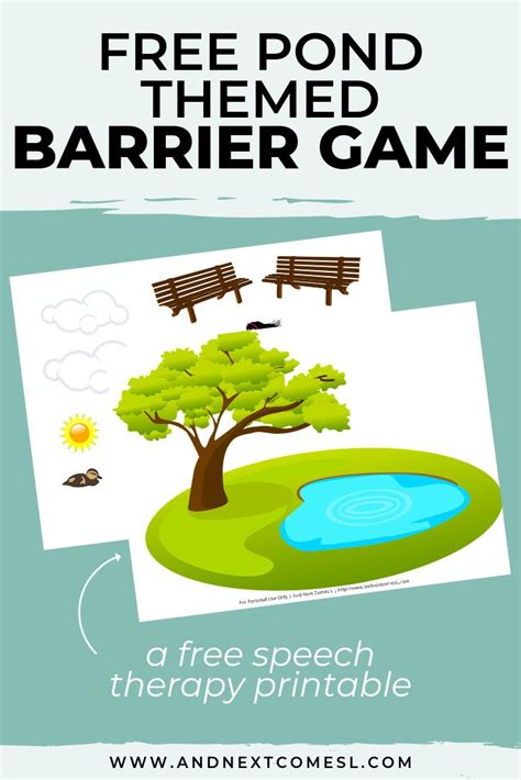 We did not find results for: Free Barrier Game Printable for Speech Therapy: Pond ...