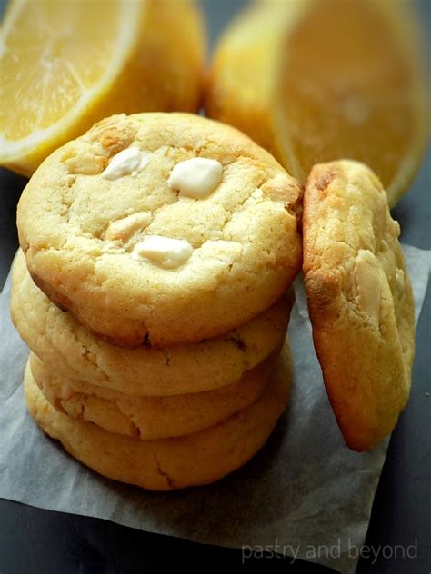 Lemon White Chocolate Cookies Pastry And Beyond