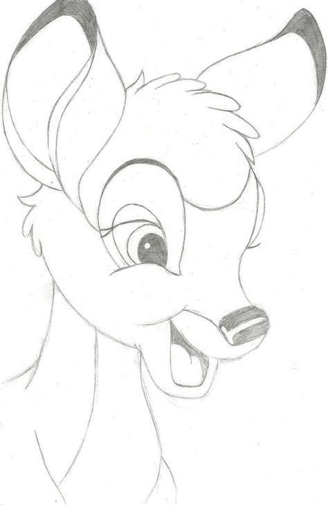 Disney Bambi Drawing By Iranaa On Deviantart Disney Character