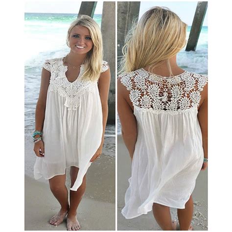 Plus Size Beach Cover Up Women Summer Hollow Out Lace Bikini Coverups Swim Bathing Suit Cover