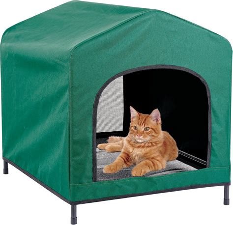 When autumn falls or the sun shines, don't be caught without a cover. Portable Waterproof Cat Tent, with shade | Pet canopy bed ...