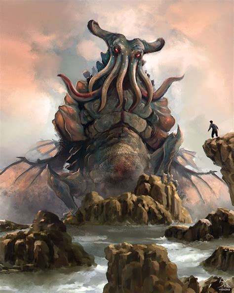 Theartofanimation Cthulhu Lovecraftian Horror Fantasy Monster