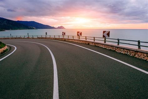 Premium Photo Road Along The Sea