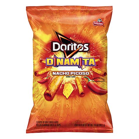 Doritos Dinamita Rolled Nacho Picoso Flavored Tortilla Chips 925 Oz