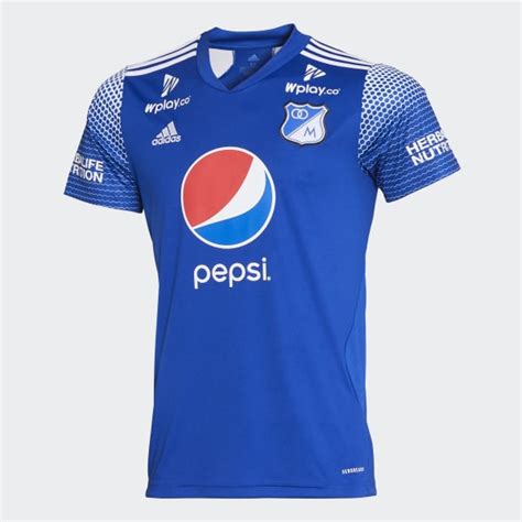 Adidas Camiseta De FÚtbol Millonarios Fc Local 2020 Azul Adidas