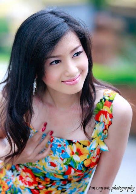 Myanmar Girl Famous Myanmar Model Yu Thandar Tin