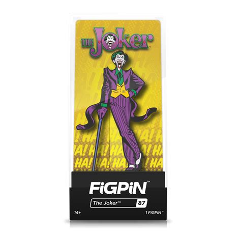 Batman Classic Figpin Enamel Pin The Joker 87 Fugitive Toys