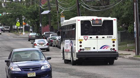 New Jersey Transit Nabi Bus 6360 On The 70 In Newark Nj