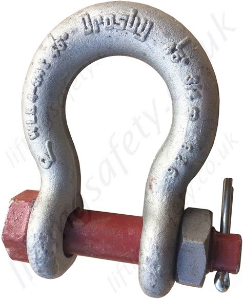 Crosby G Bolt Type Bow Lifting Shackles Range From Kg To Kg LiftingSafety