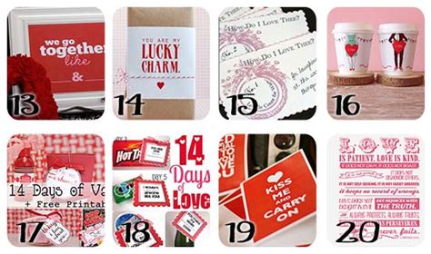 100 Valentines Day Free Printables From The Dating Divas