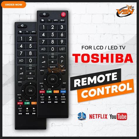 Toshiba Lcd Led Tv Remote Control Regza Rm L890 Ct 90436 Compatible