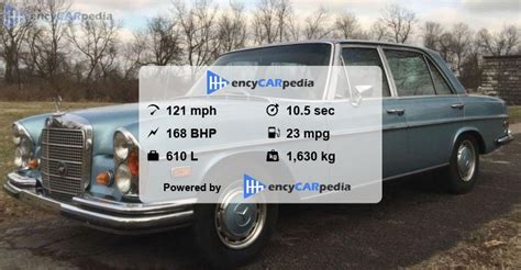 Mercedes 300 Sel W109 Specs 1968 1970 Performance Dimensions And Technical Specifications