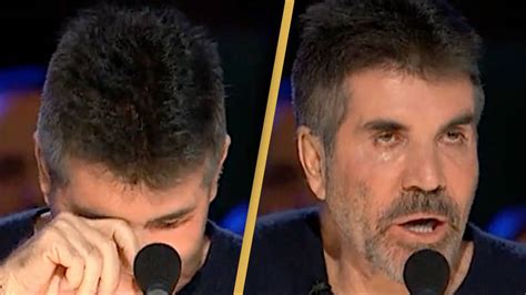 Simon Cowell Cries During Emotional Tribute To Late Americas Got