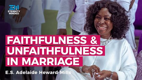Faithfulness And Unfaithfulness In Marriage Es Adelaide Heward