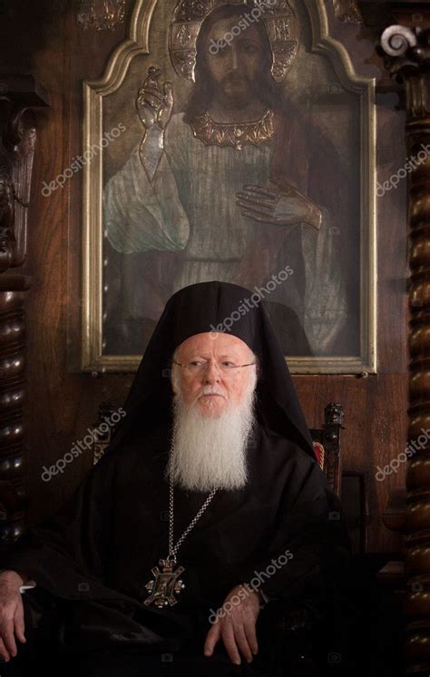 His All Holiness The Ecumenical Patriarch Bartholomew Stock Editorial